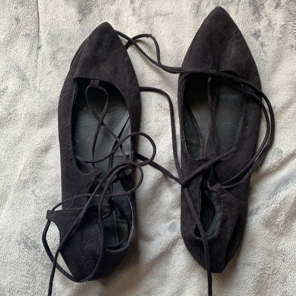 Black flats